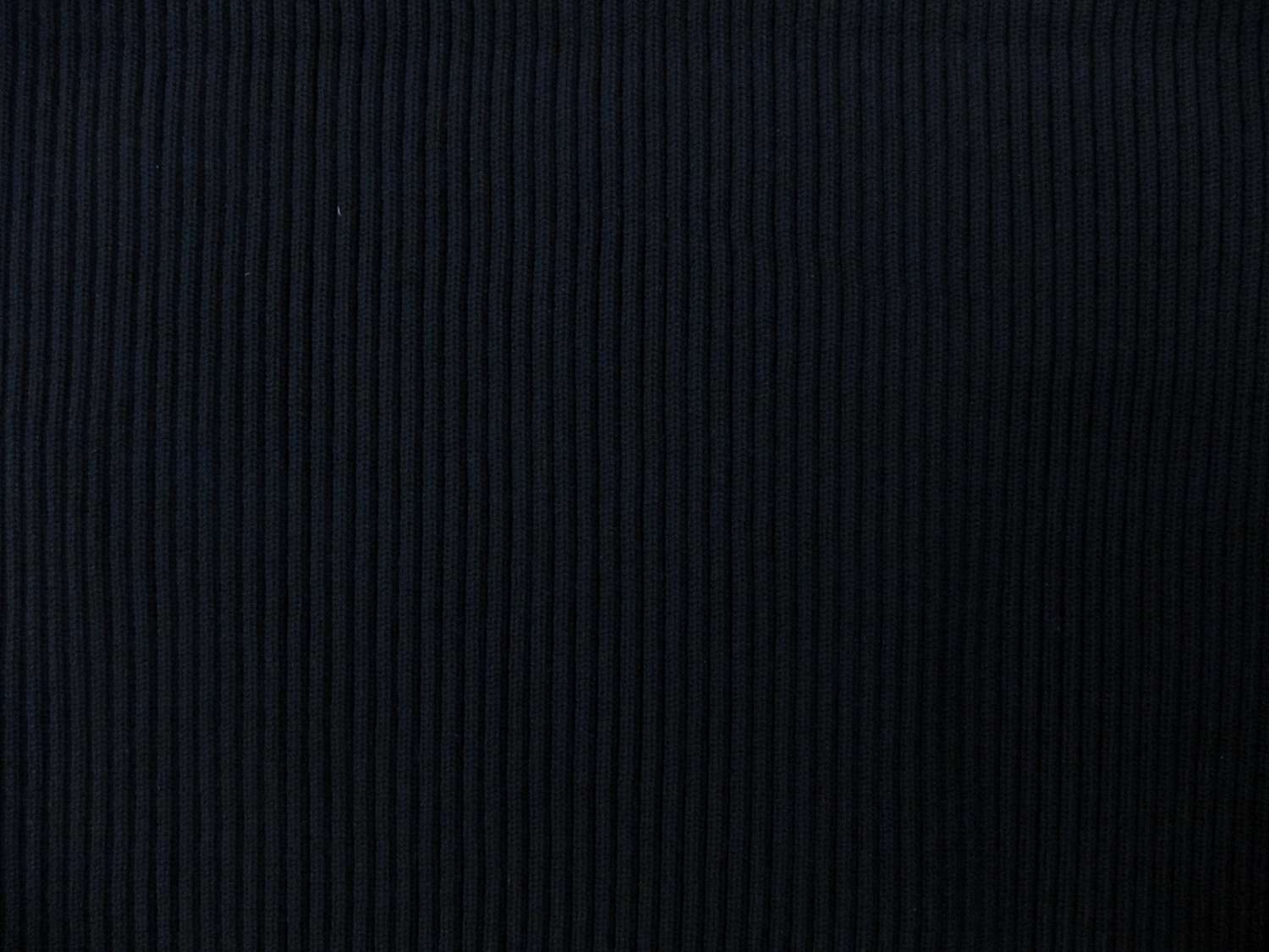 Nylon Rib Knit in Navy1