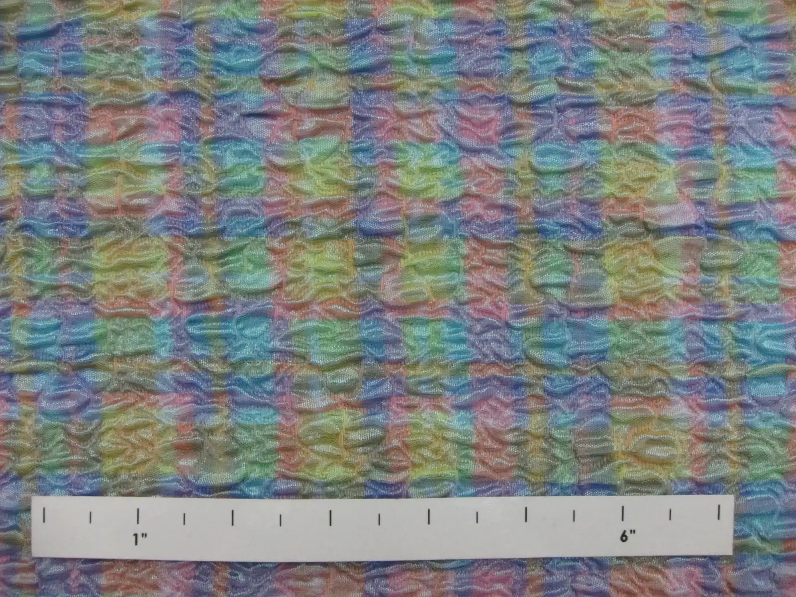 Plaid Poly Rayon Cloqué0