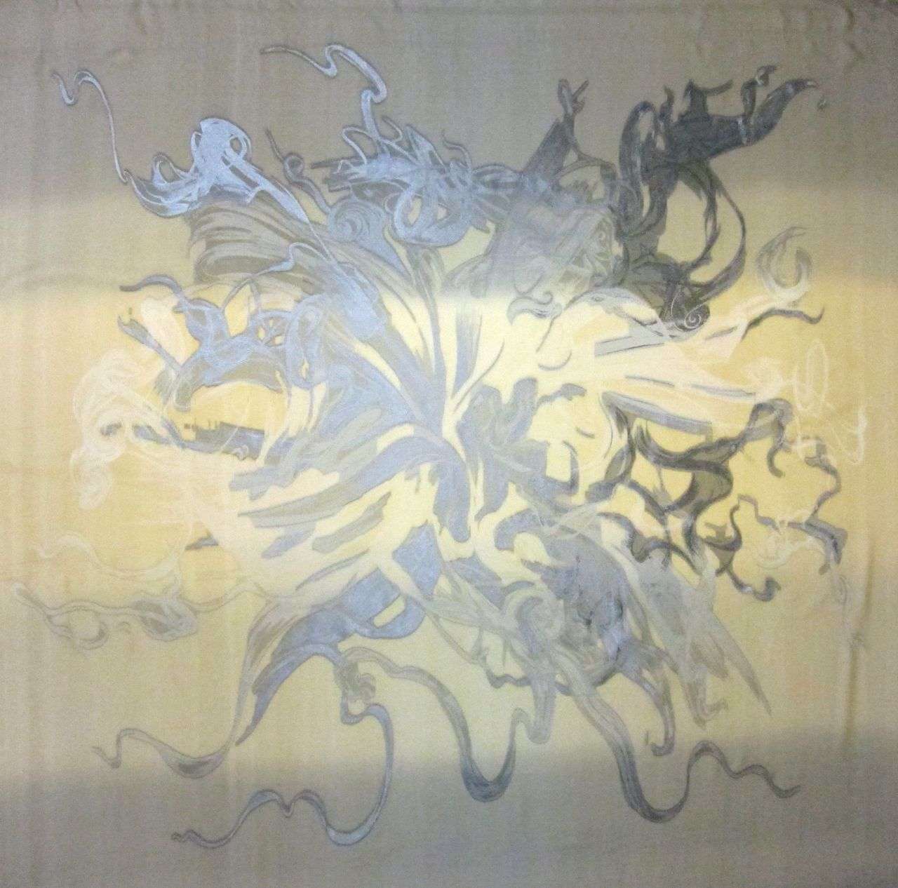 Ombré Silk Metallic Fil Coupé Panel0