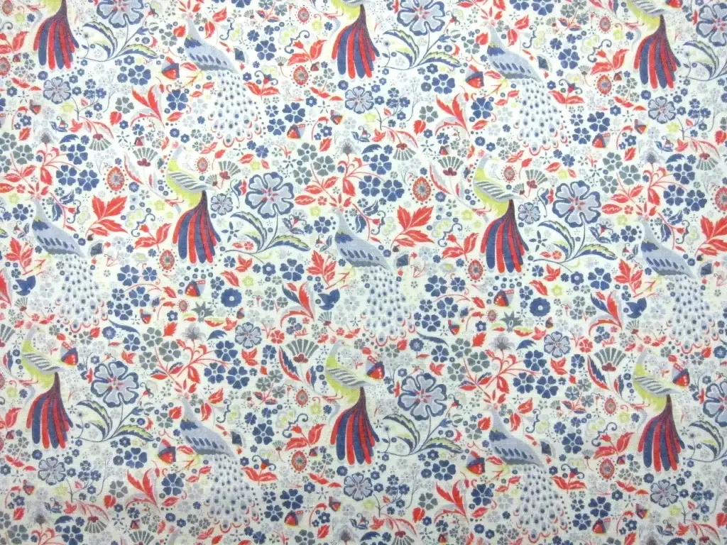 Liberty Textured Cotton Print0