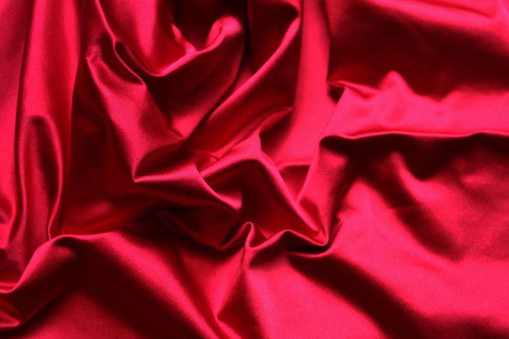 Silk and Rayon Stretch Satin