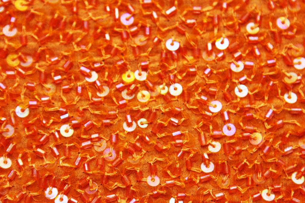 Sequins on Silk Chiffon2
