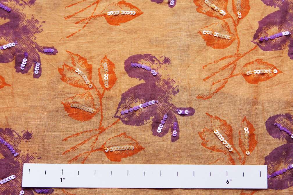 Sequined Cotton Voile1