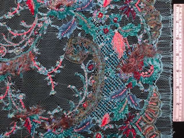 Beaded Chantilly Lace0