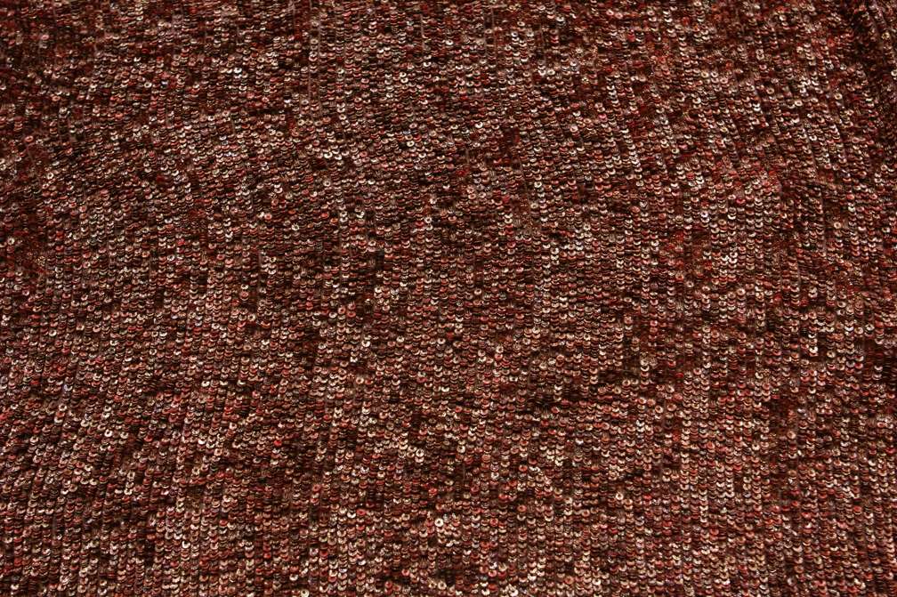 Sequins on Silk Chiffon0