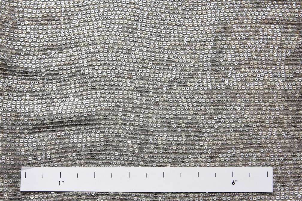 Sequins on Silk Chiffon1