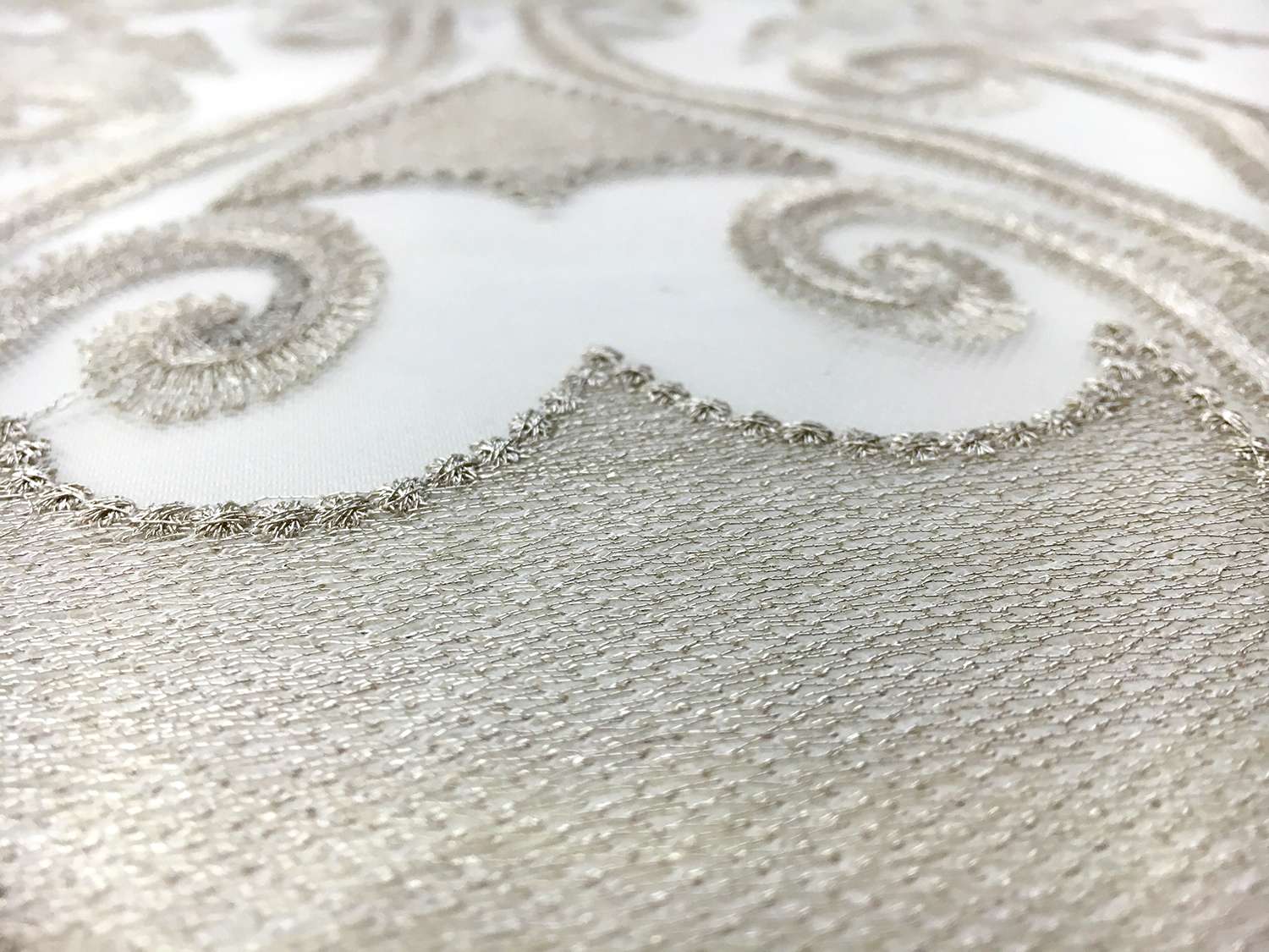 Silver Metallic Embroidered Tulle3
