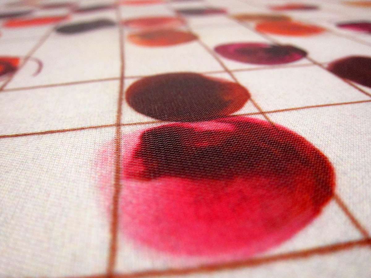 Printed Silk Blend Mikado1