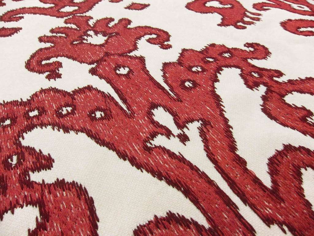 Embroidered Cotton Upholstery 2