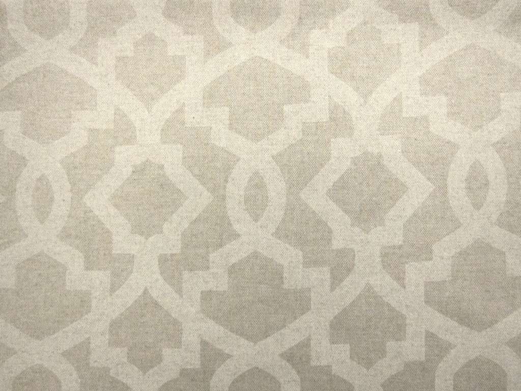 Grey Imperial Trellis Cotton Canvas Print0