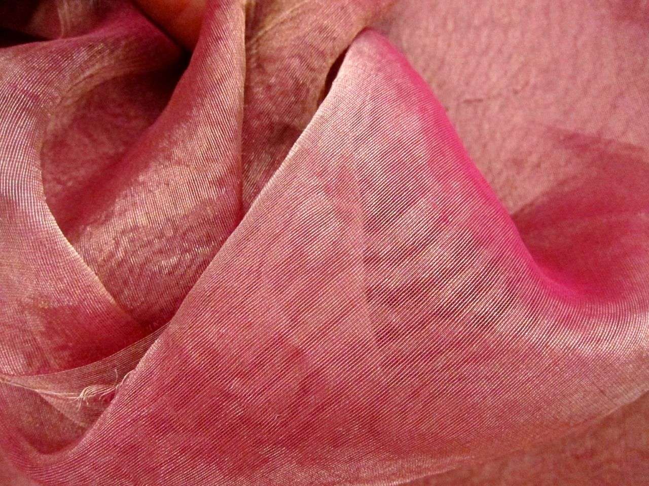 Metallic Silk Organza0