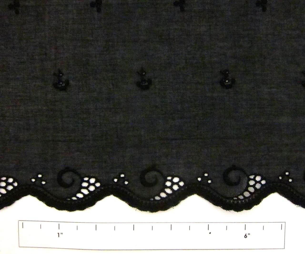 Embroidered Cotton Voile Eyelet1