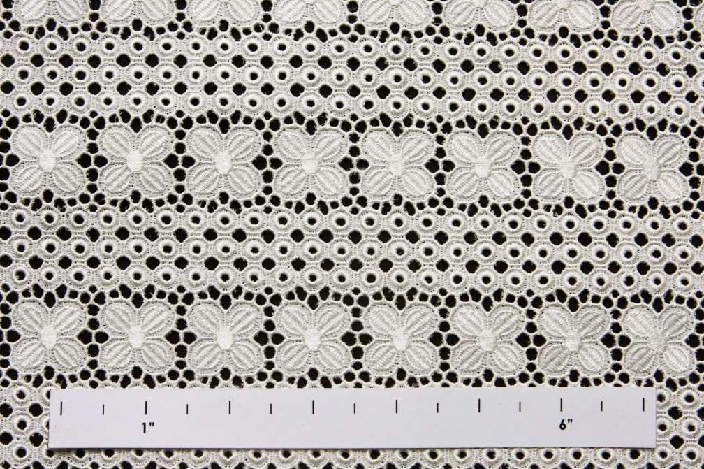 Cotton Satin Eyelet0