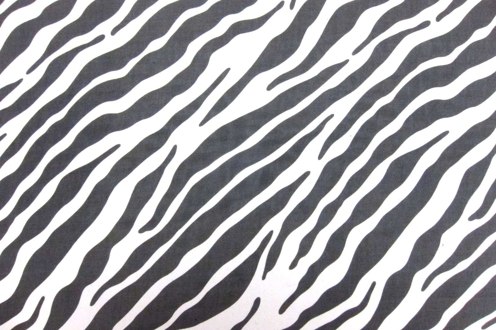 Printed Silk Chiffon Animal in Zebra