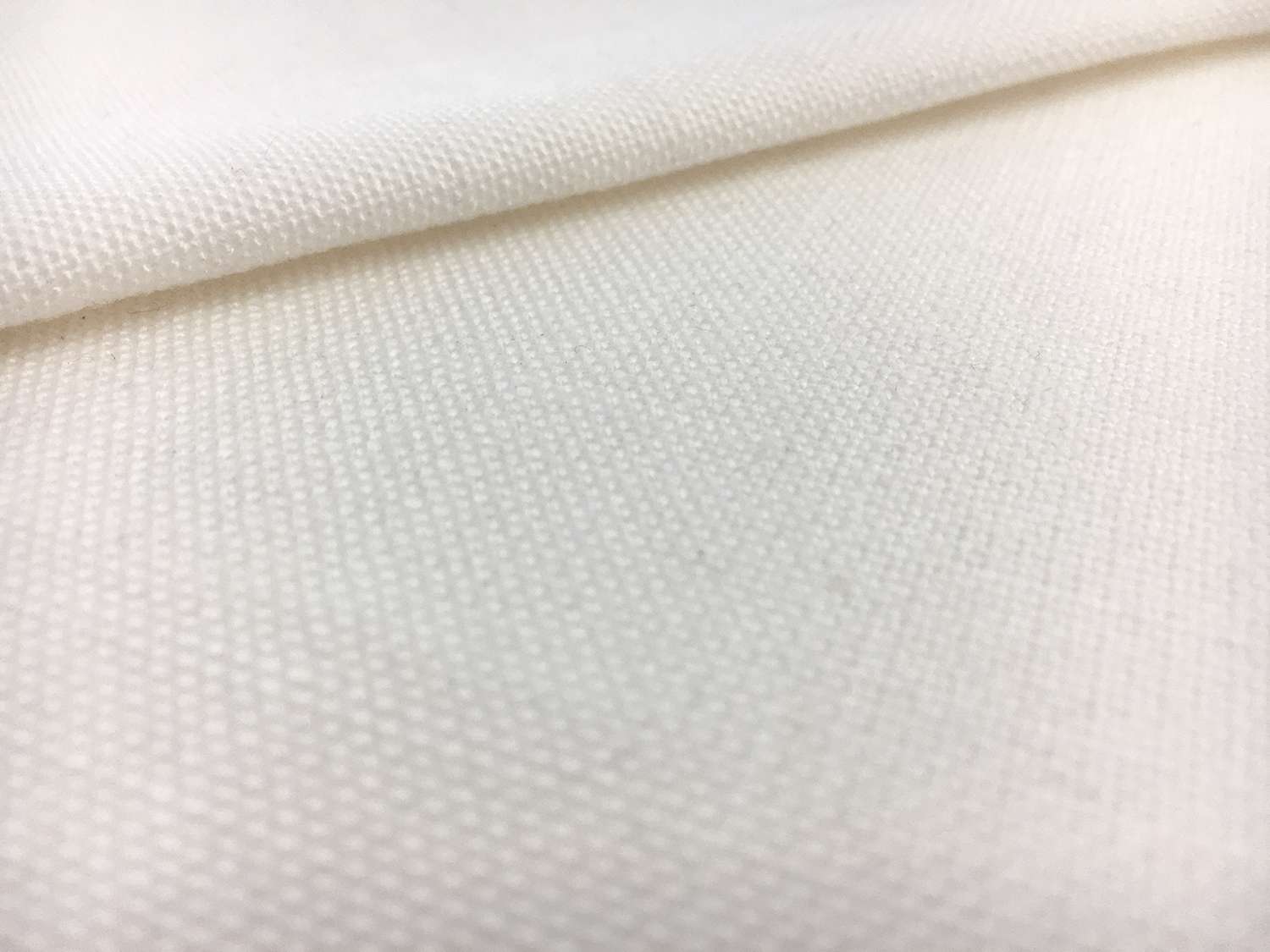 Linen Like Polyester in Ivory