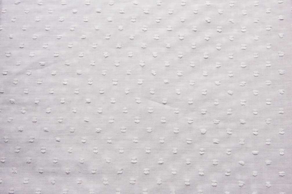 Dotted Cotton in White0