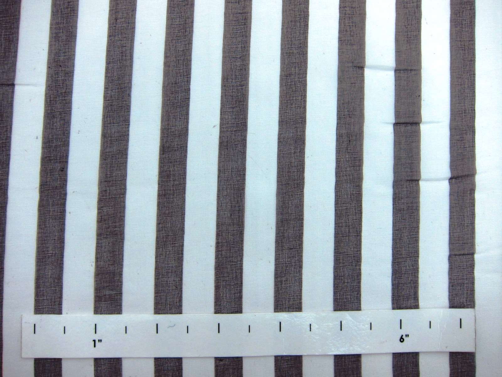 Printed Silk Chiffon Brown Stripes1