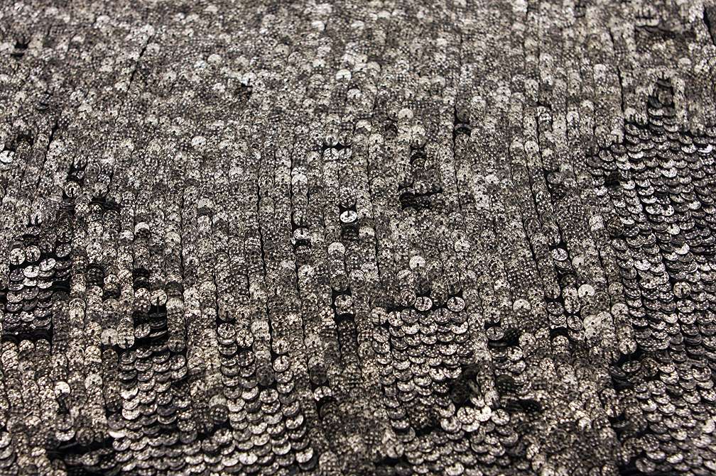 Novelty Sequins on Silk Chiffon0