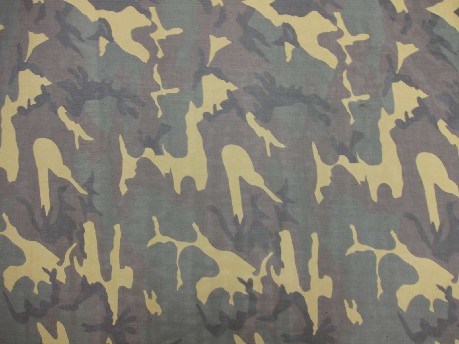 Printed Silk Chiffon Military Style Stripes