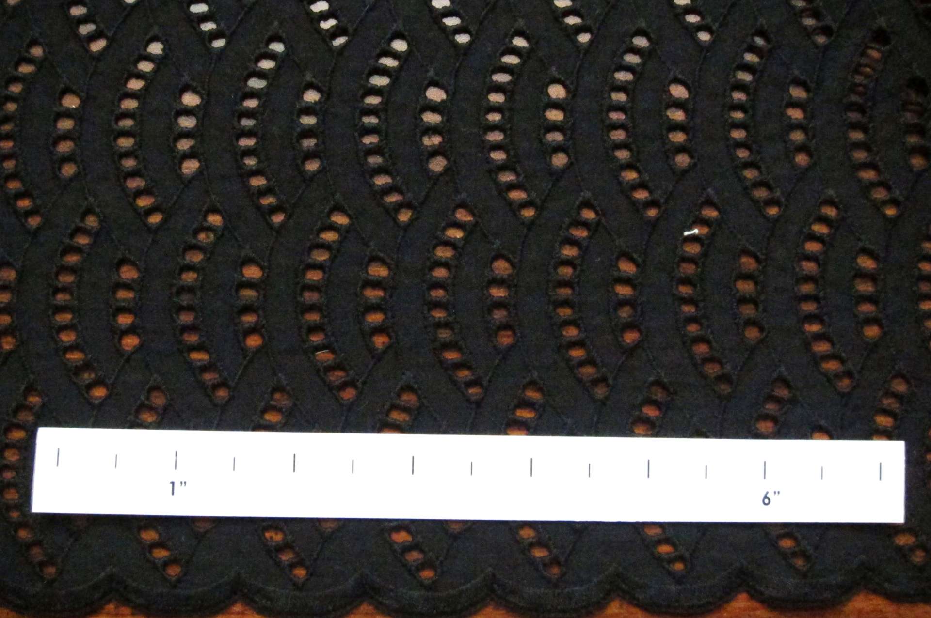 Cotton Eyelet in Black1