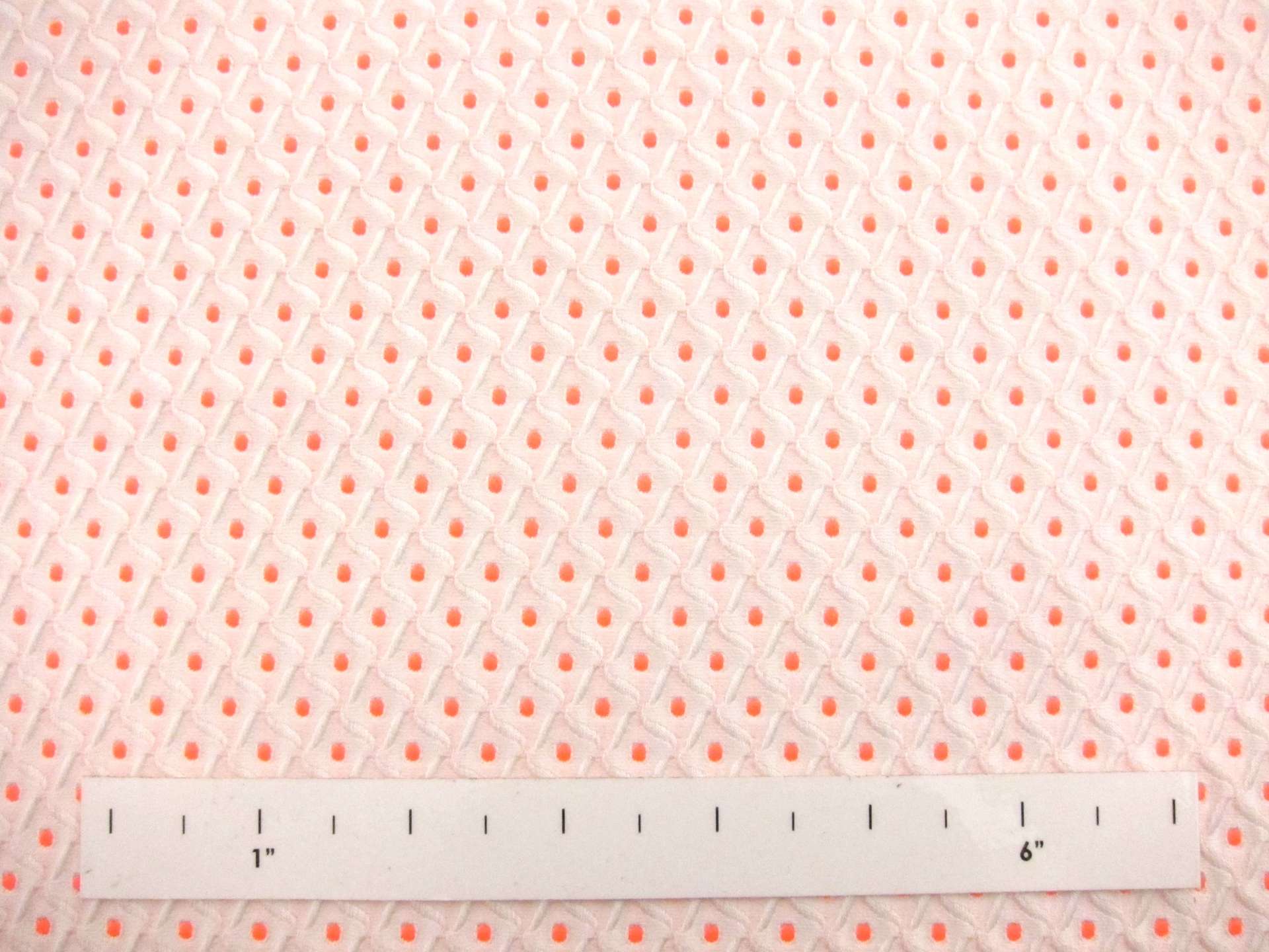 Cotton Blend Brocade (in Neon Red)1