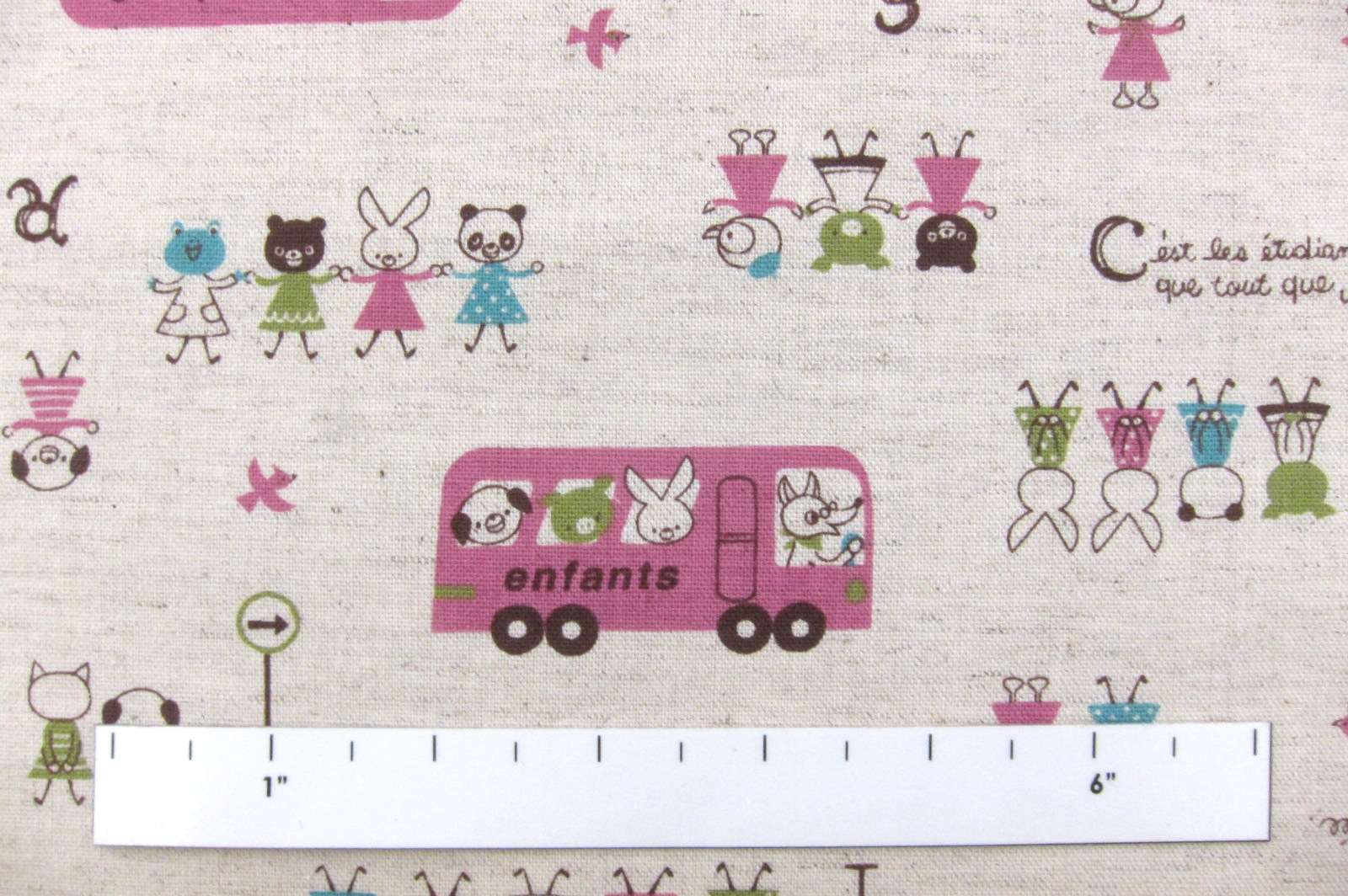 Japanese Cotton Linen Print1