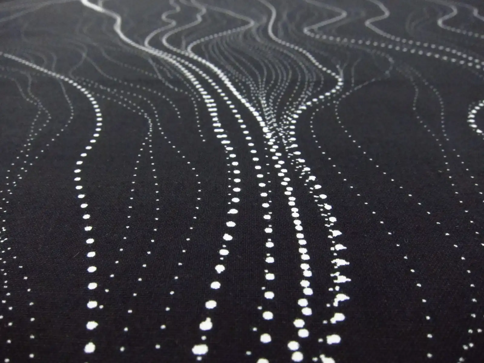 Australian Cotton Print With Aboriginal Motif2