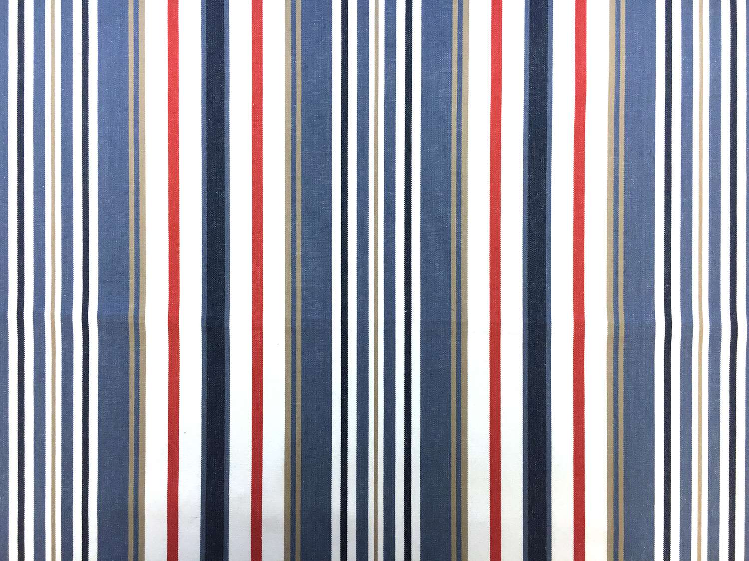 Cotton Upholstery Woven Stripe0