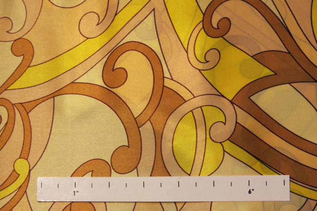 Printed Silk Charmeuse0