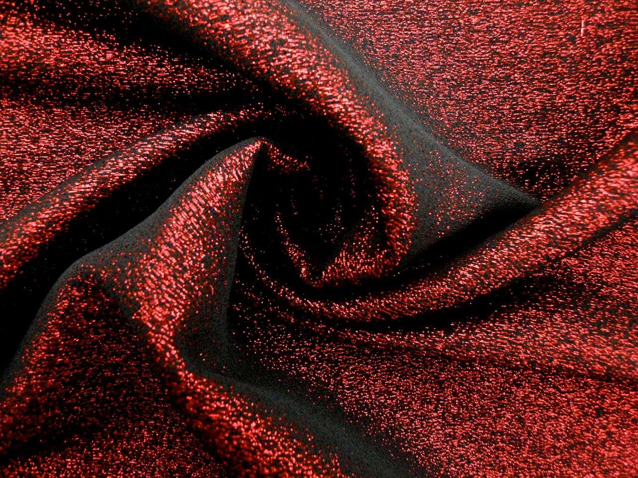 Stretch Metallic Wool Blend