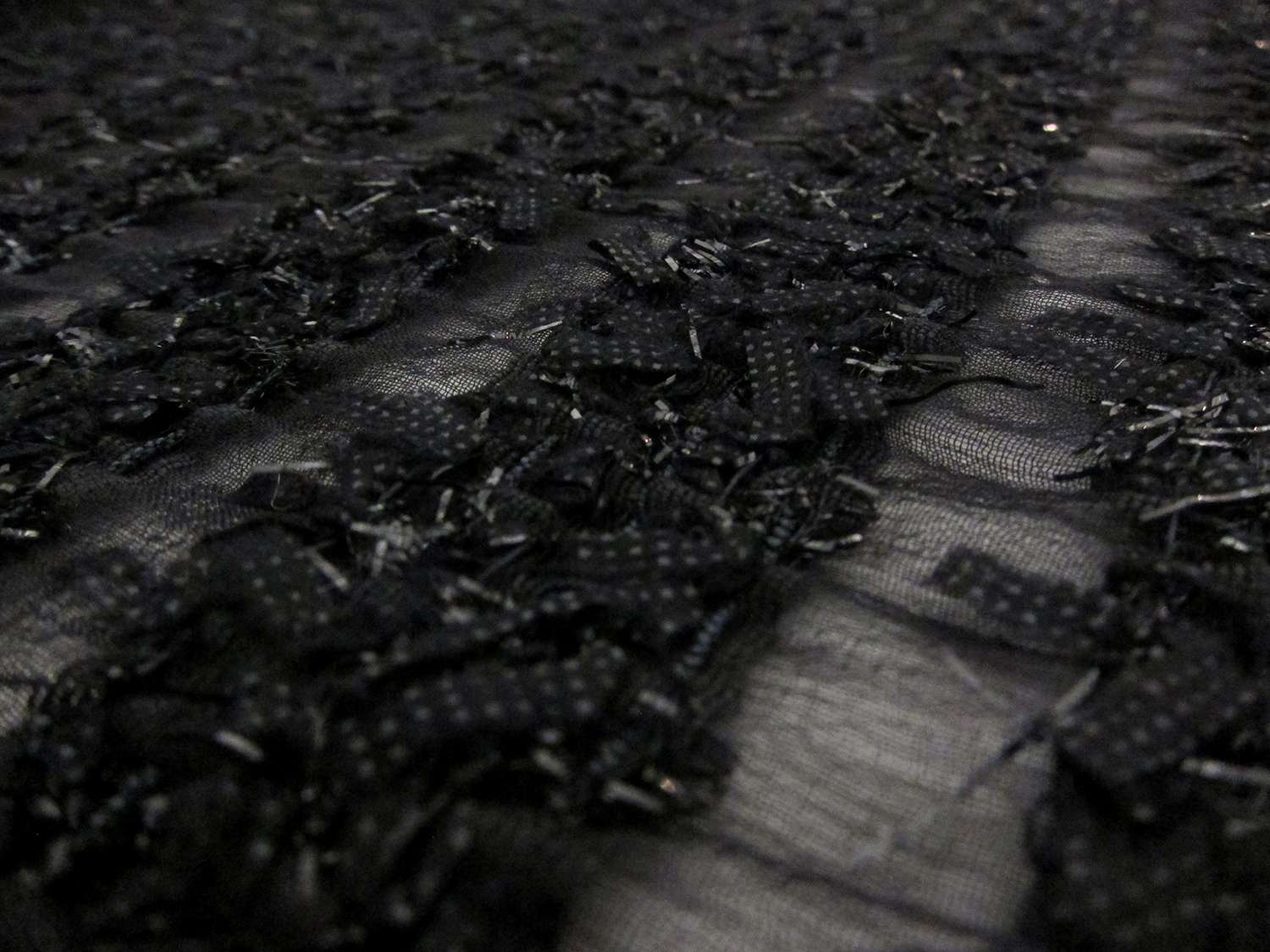 Novelty Silk Chiffon Stripe0