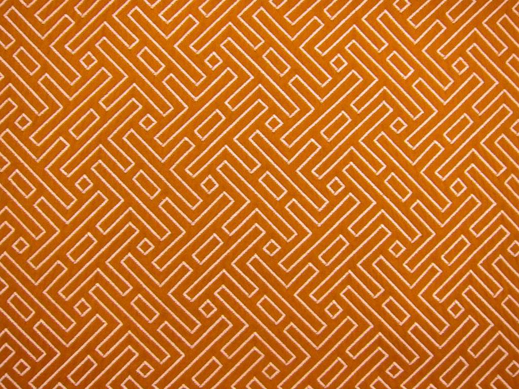 Cotton Blend Upholstery Labyrinth Brocade