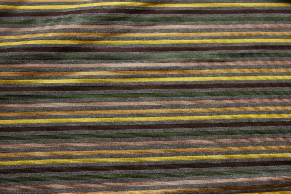 Rayon Lycra Stripe Knit0
