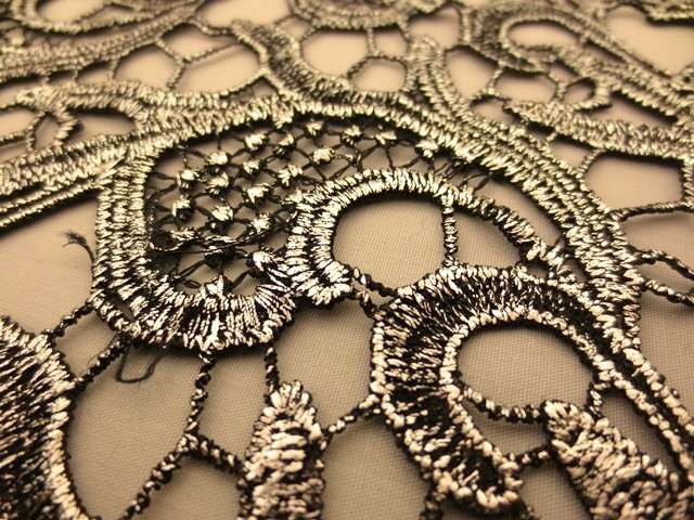 Metallic Guipure Lace2