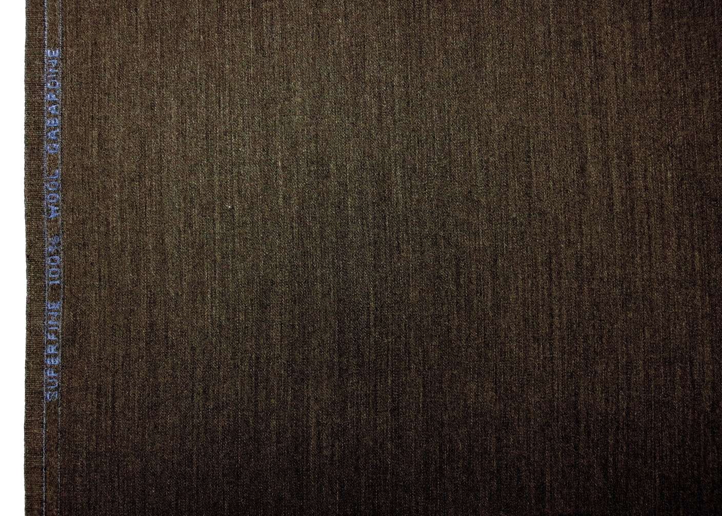 Wool Gabardine in Espresso Heather0