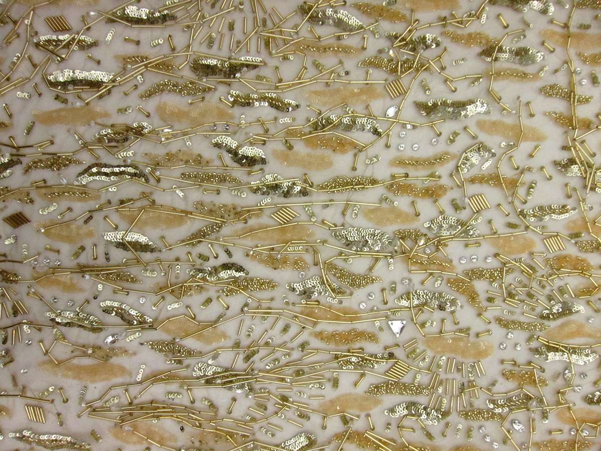 Novelty Hand Beaded Tulle0