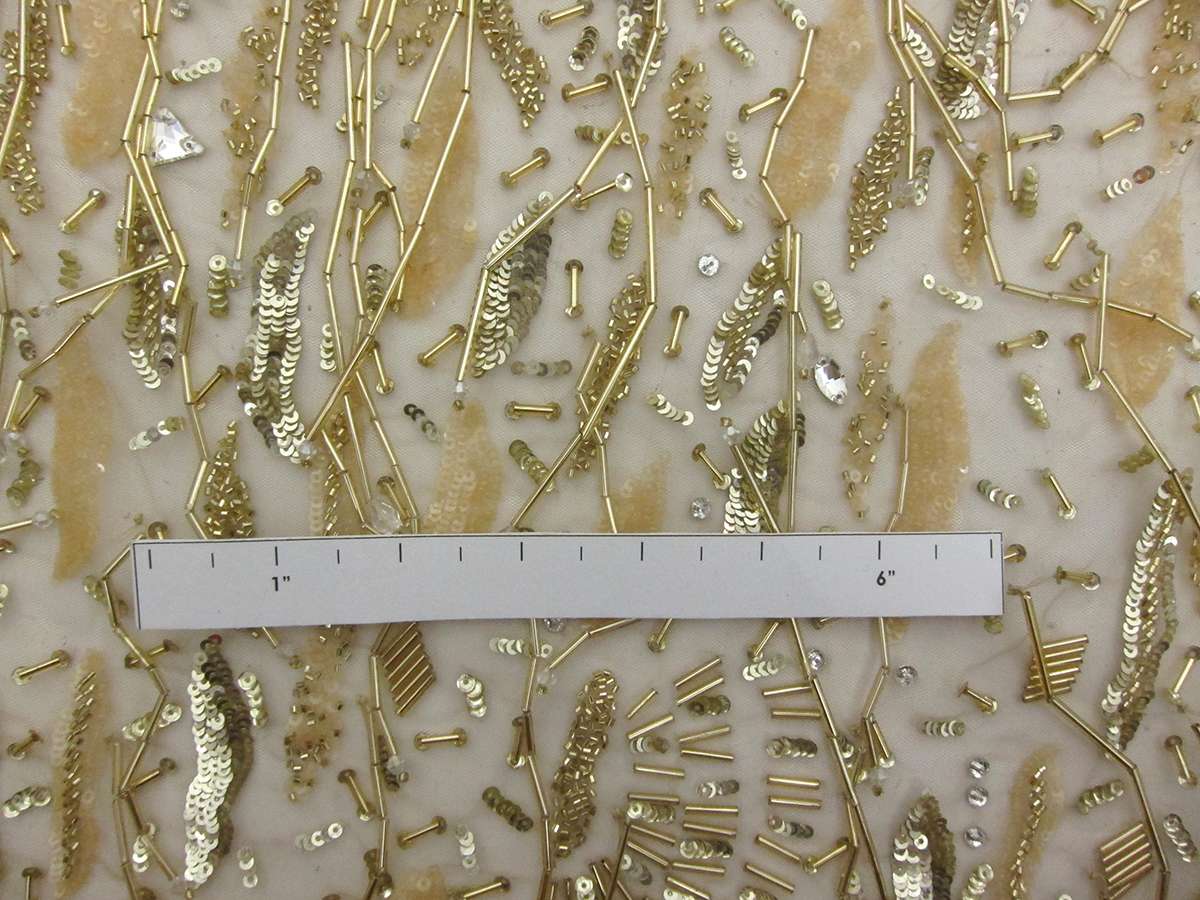 Novelty Hand Beaded Tulle1