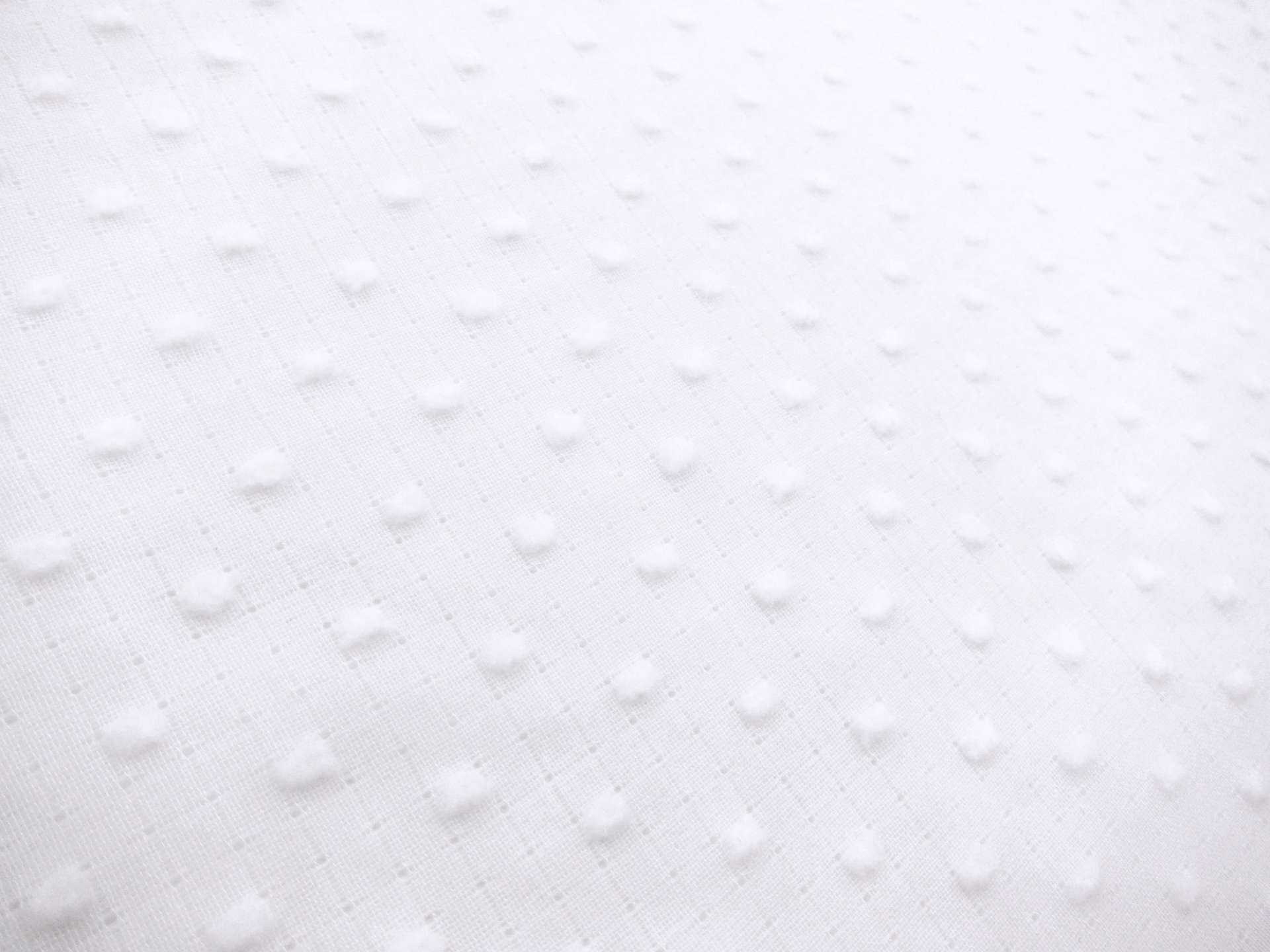 Cotton Plumetis in White0