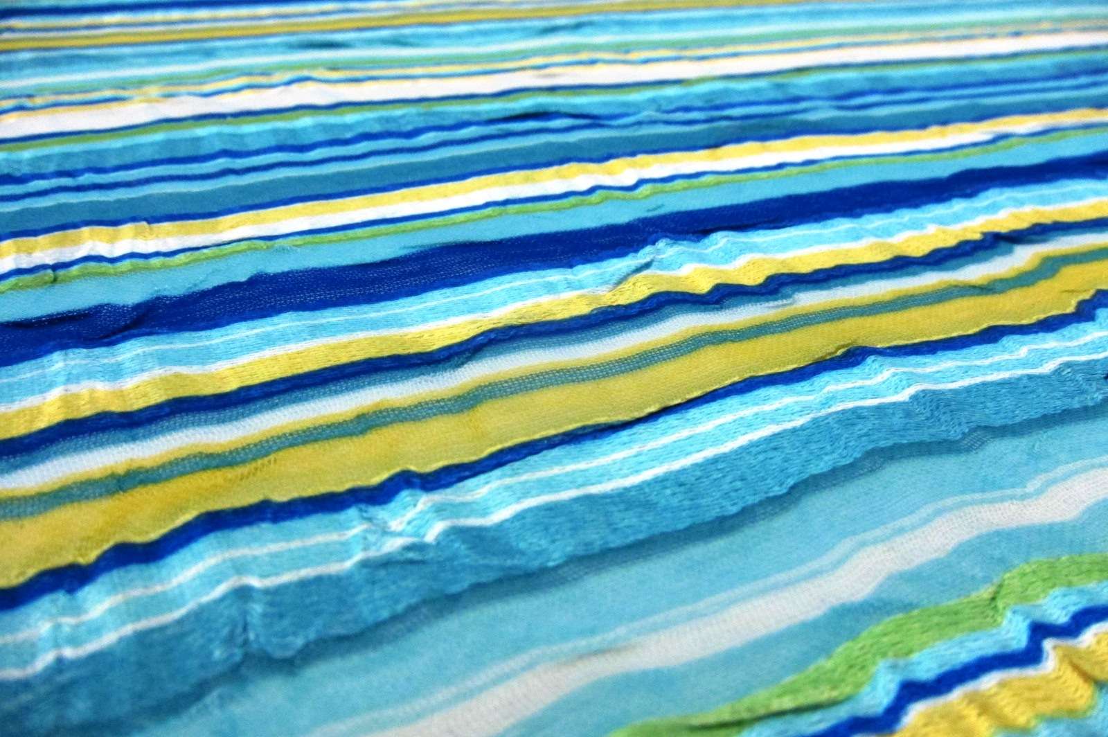 Printed Satin Stripe Chiffon2