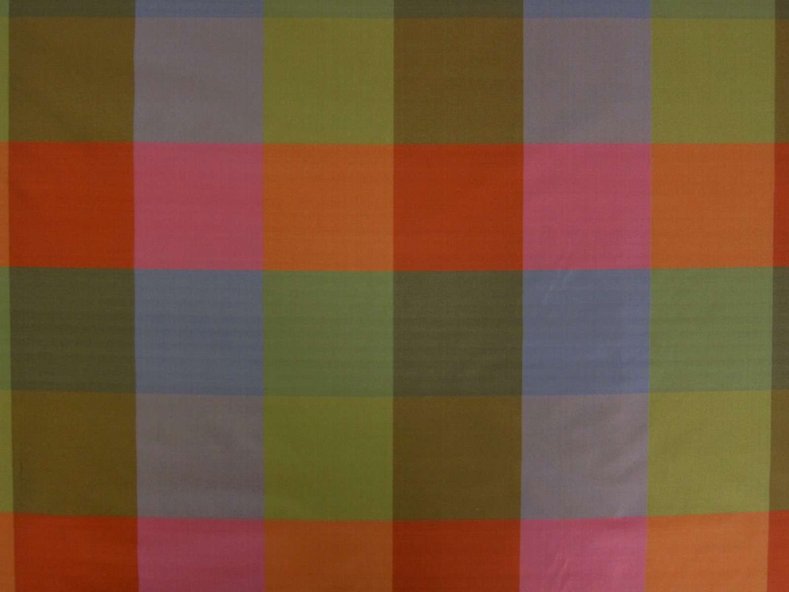 Pure Silk Taffeta Check0