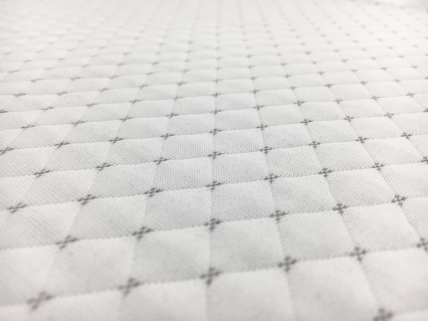 Quilted Novelty Knit in White3