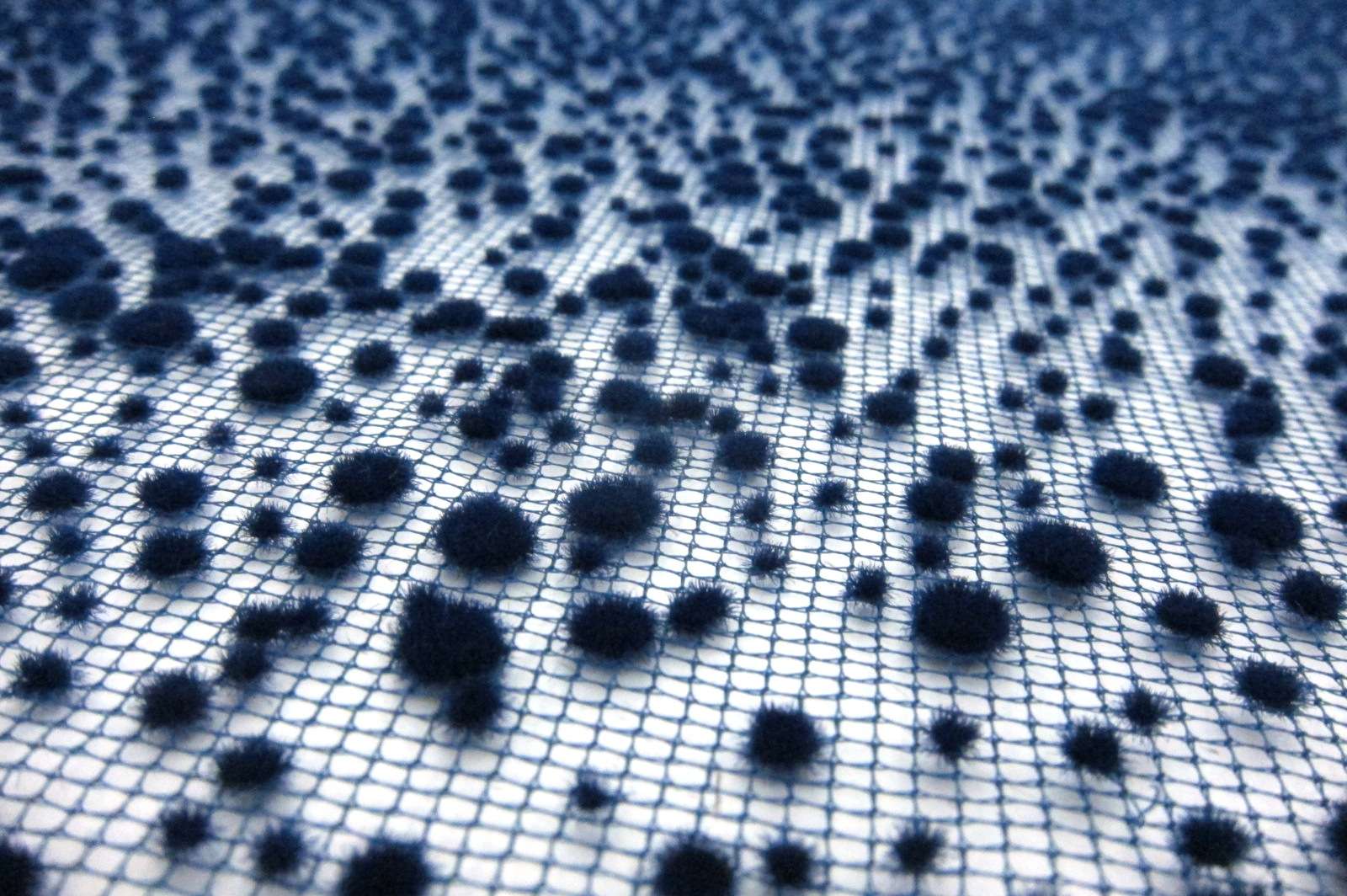 Flocked Tulle (in Navy)2