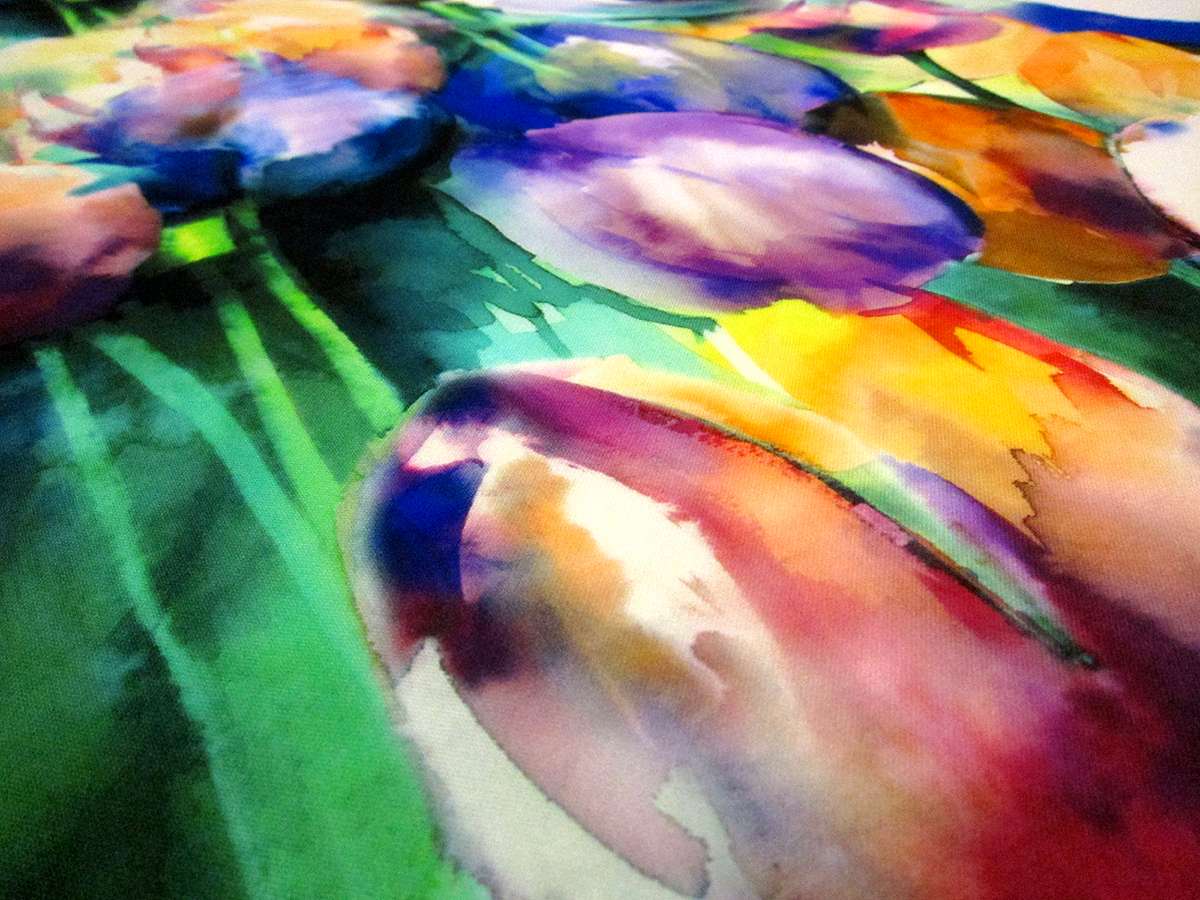 Printed Silk Gazar1