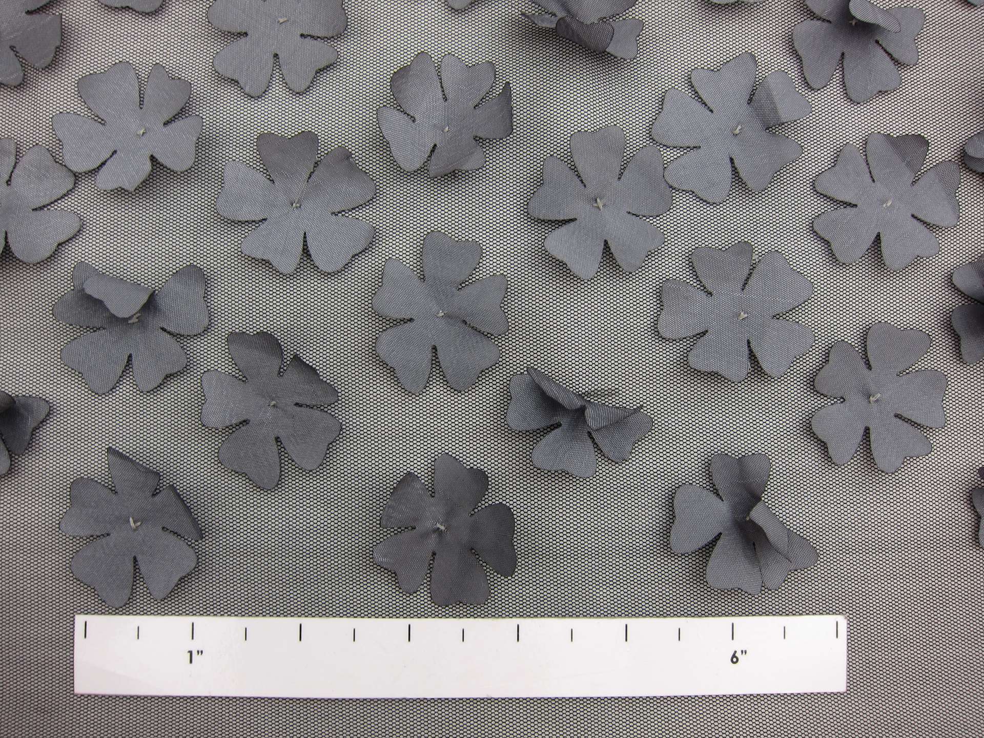 Flowers Appliqué on Tulle1