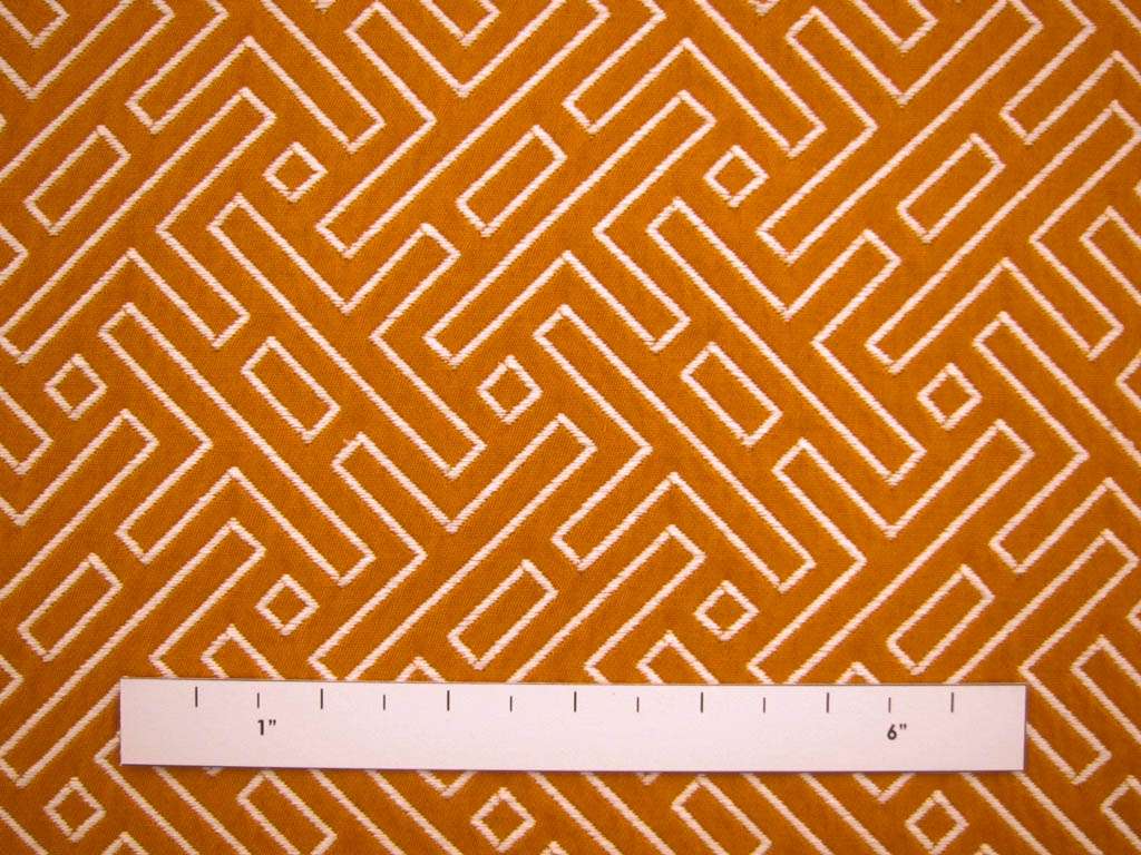 Cotton Blend Upholstery Labyrinth Brocade1