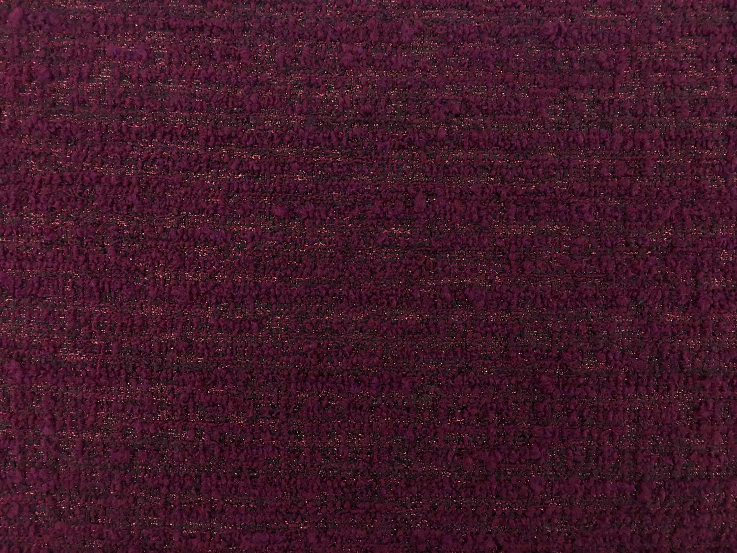 Wool Blend Metallic Tweed in Cranberry0