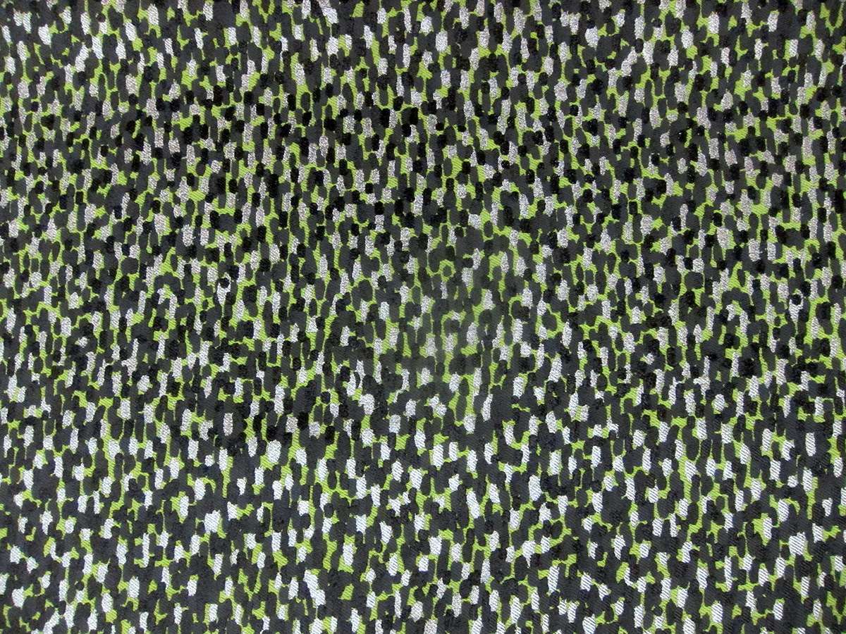 Metallic Silk Blend Jacquard0