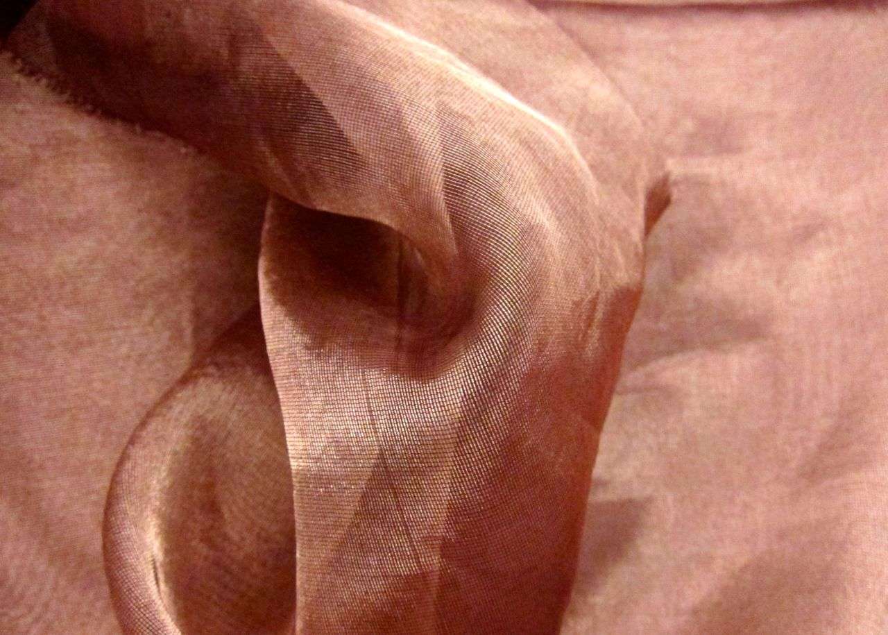 Metallic Silk Organza0