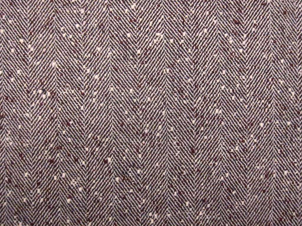 Virgin Wool Blend Tweed0