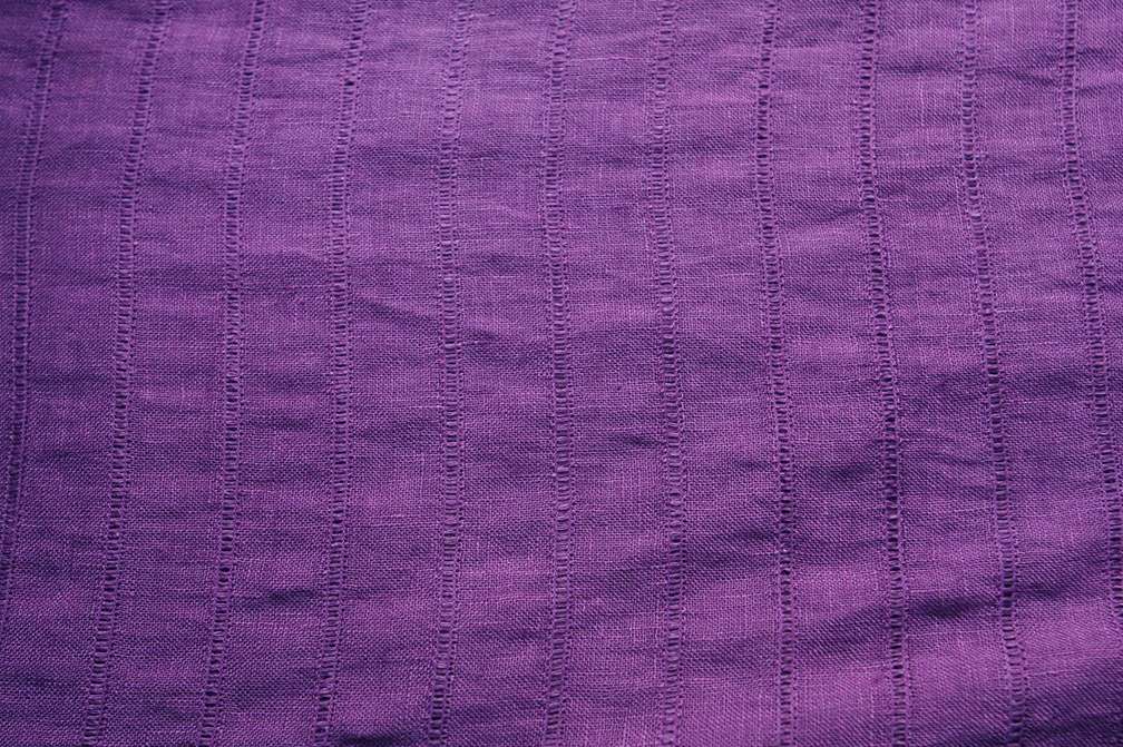 Linen Fagotting Purple0
